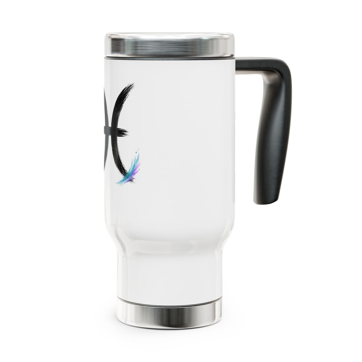 Pisces Zodiac Symbol travel mug | 14oz stainless steel