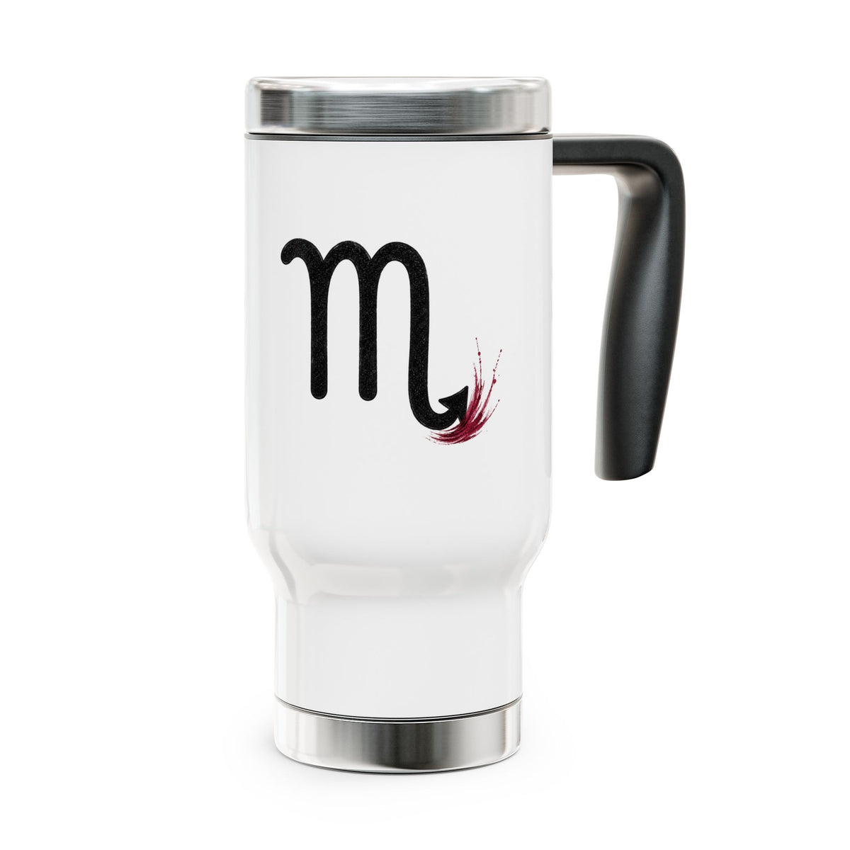 Scorpio Zodiac Symbol Travel Mug | Stainless Steel 14oz