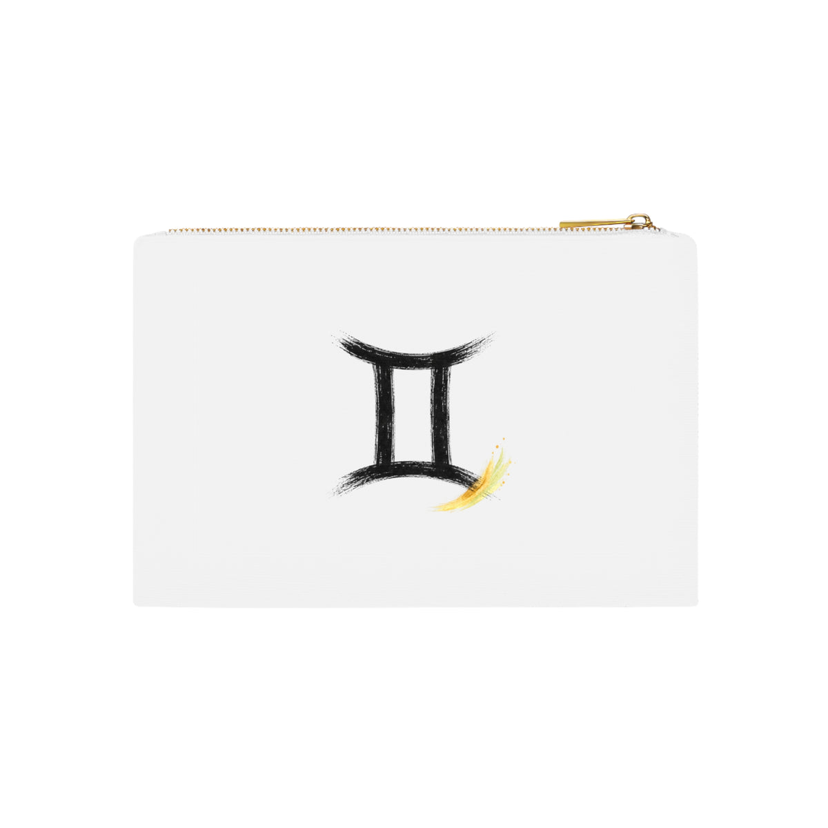 Gemini Zodiac Symbol Cosmetic Bag | Astrology Makeup Pouch