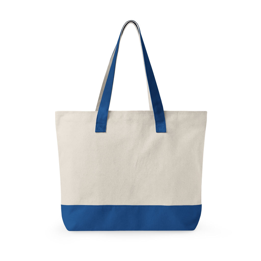 Pisces Zodiac Symbol Zippered Canvas Tote | Astrology Fish Horoscope