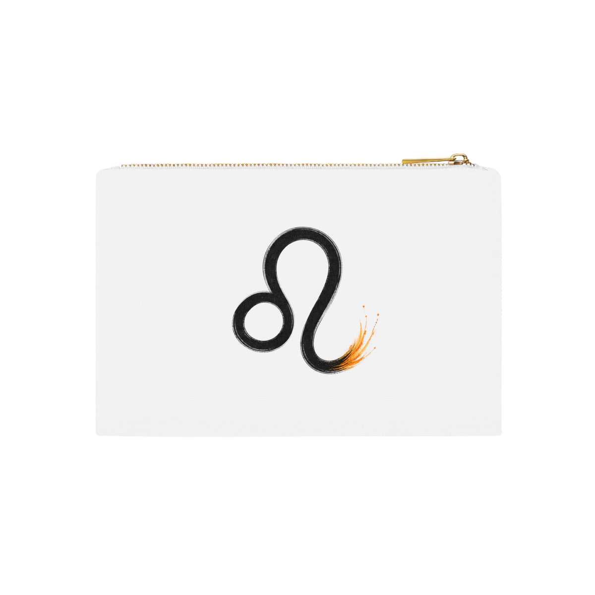 Leo Zodiac Symbol Cosmetic Bag | Astrology Horoscope Makeup Pouch