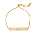 Cancer Flat Bar Bracelet - Adjustable (Gold/Rose Gold)