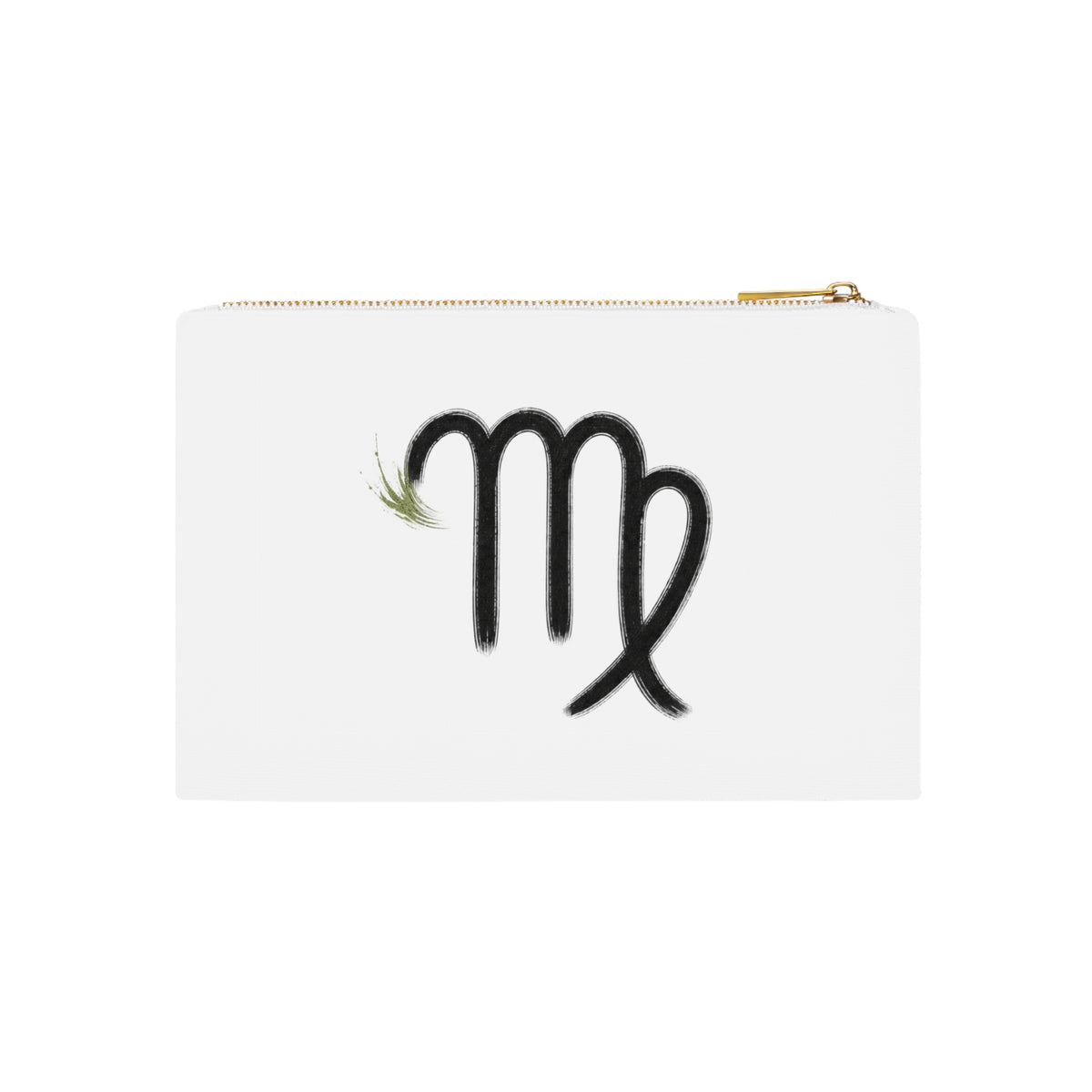 Virgo Zodiac Symbol Cosmetic Bag | Minimal Astrology Pouch