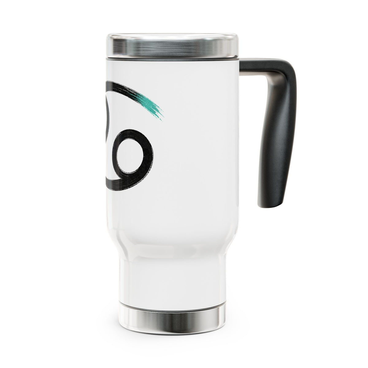 Cancer Zodiac Brushstroke Design Travel Mug | Stainless Steel Travel Mug