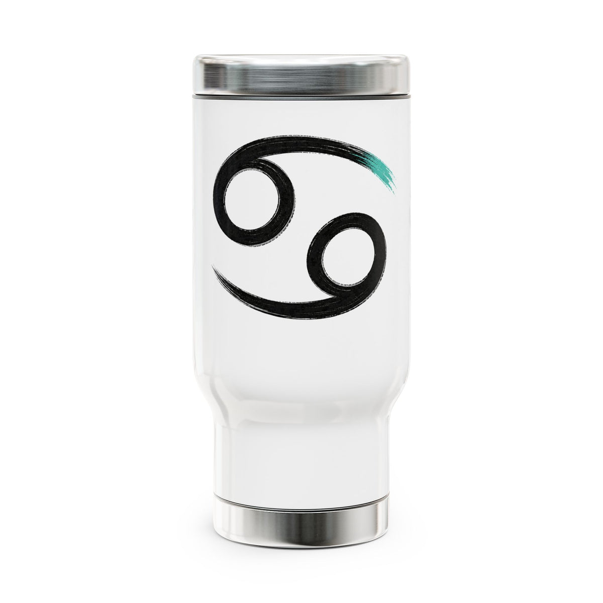 Cancer Zodiac Brushstroke Design Travel Mug | Stainless Steel Travel Mug
