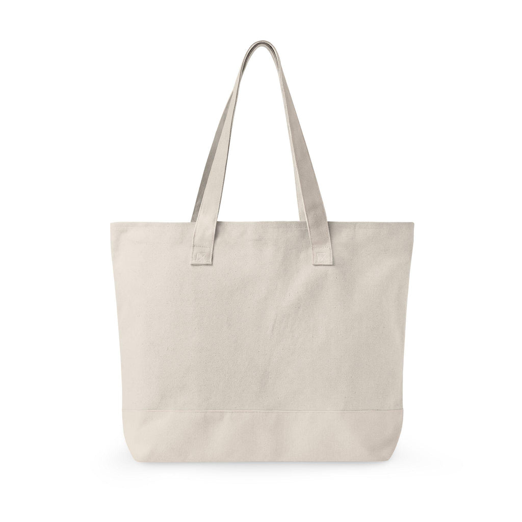 Aquarius Wave Zodiac symbol Zippered Canvas Tote | Astrology Water-bearer