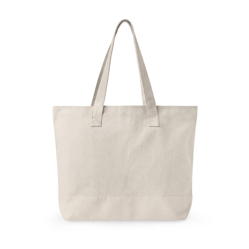Aquarius Wave Zodiac symbol Zippered Canvas Tote | Astrology Water-bearer