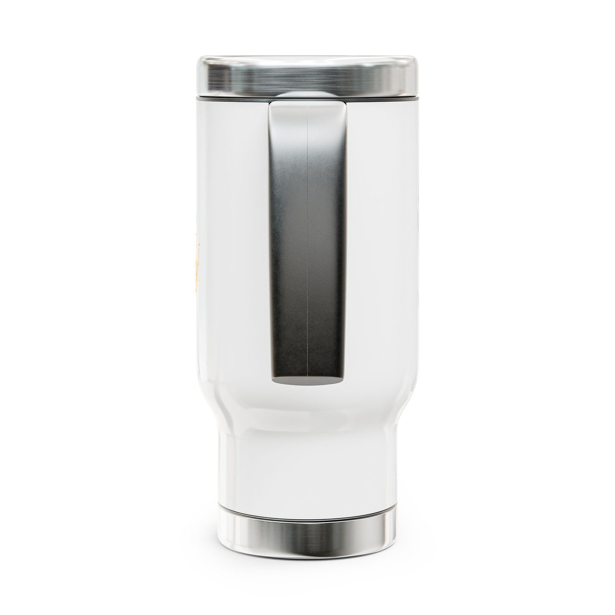 Leo Minimal Black Heart Loop Travel Mug | Stainless Steel 14oz