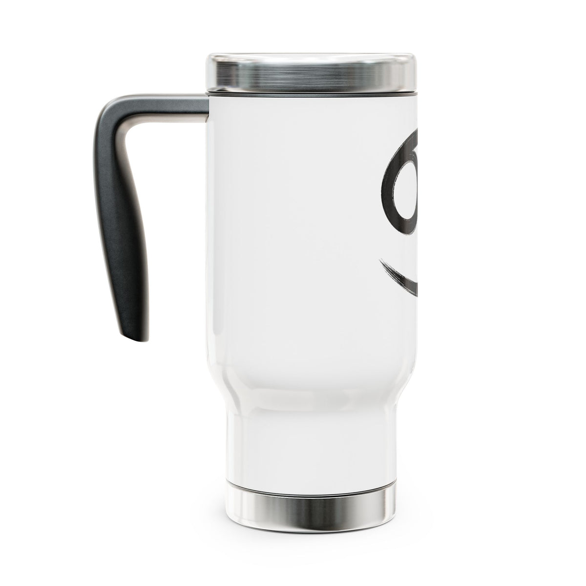 Cancer Zodiac Brushstroke Design Travel Mug | Stainless Steel Travel Mug