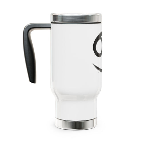 Cancer Zodiac Brushstroke Design Travel Mug | Stainless Steel Travel Mug