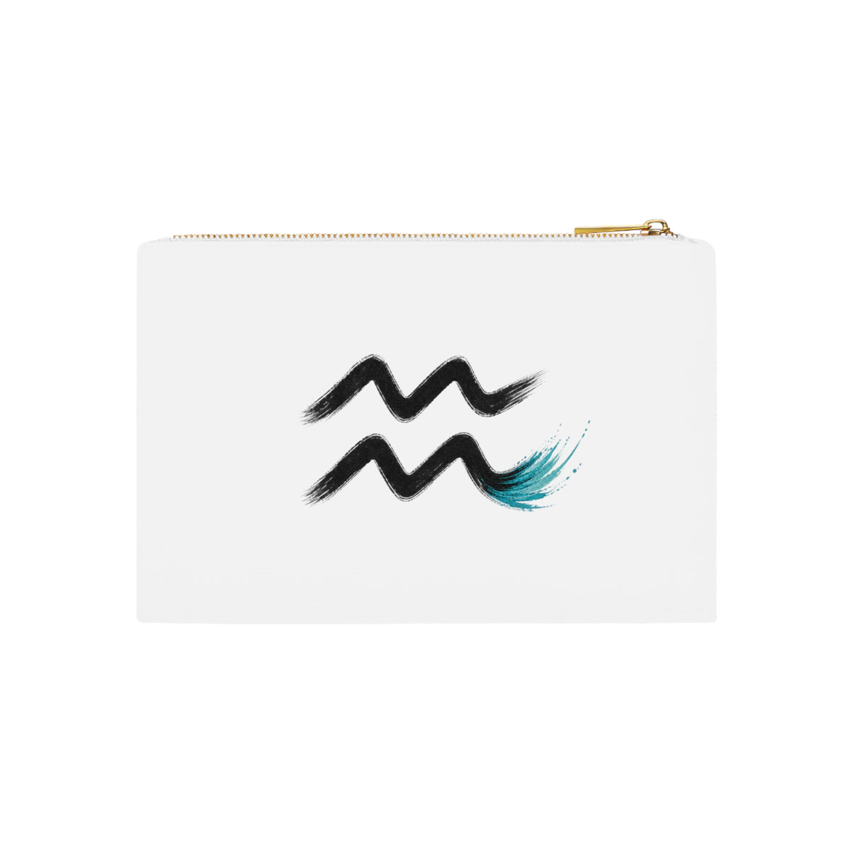 Aquarius 100 % Cotton Water-Bearer Cosmetic Makeup Pouch