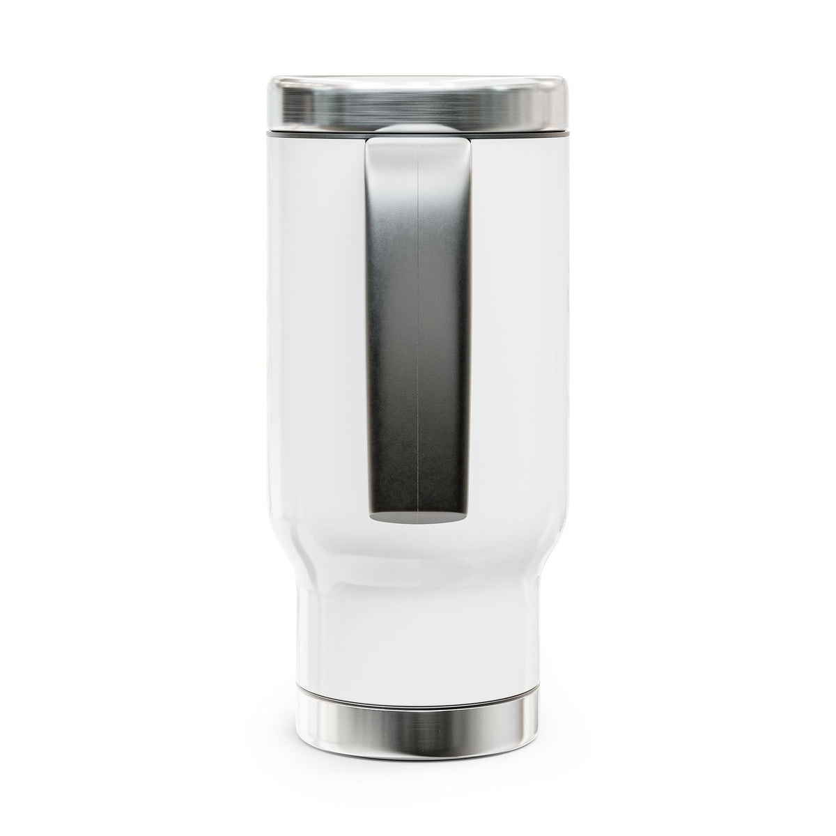 Gemini Zodiac symbol travel mug | Stainless steel 14oz handled tumbler