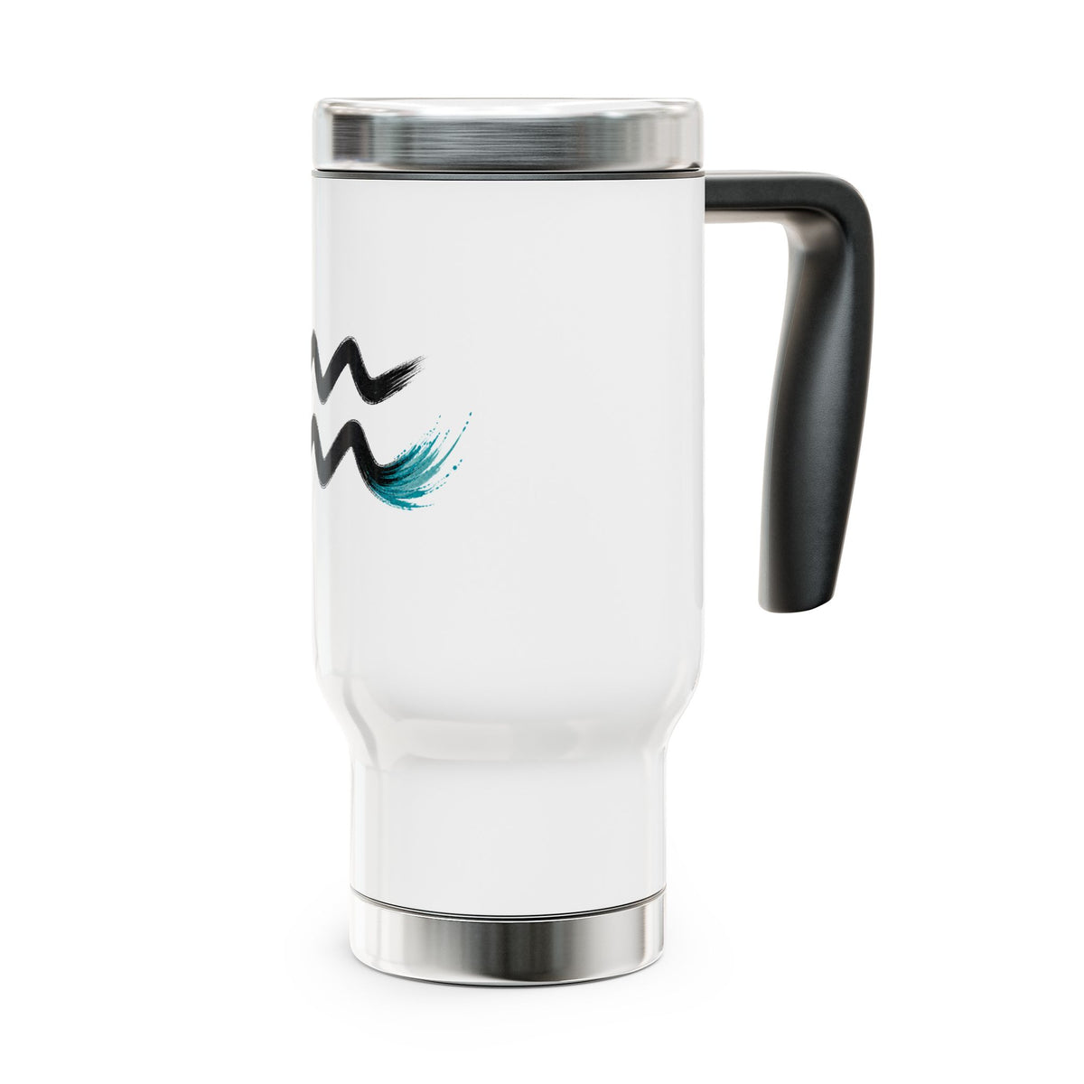Aquarius Zodiac Symbol travel mug | Stainless Steel 14oz