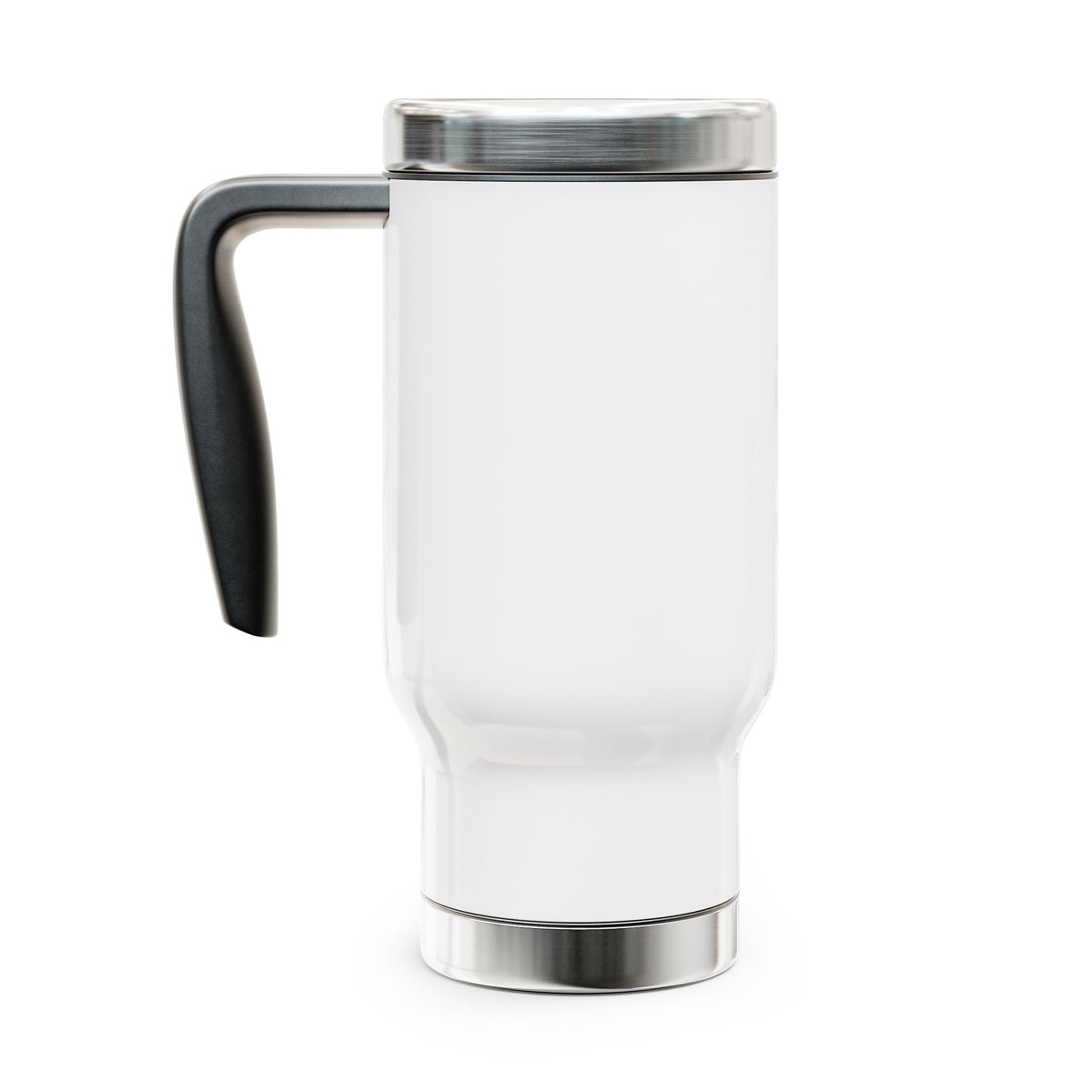 Leo Minimal Black Heart Loop Travel Mug | Stainless Steel 14oz